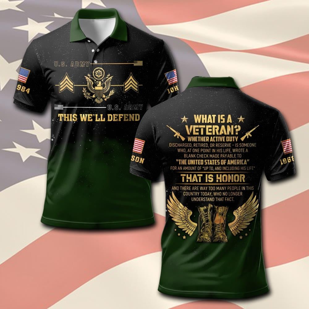 U.S Army – T-shirt – What is a Veteran?