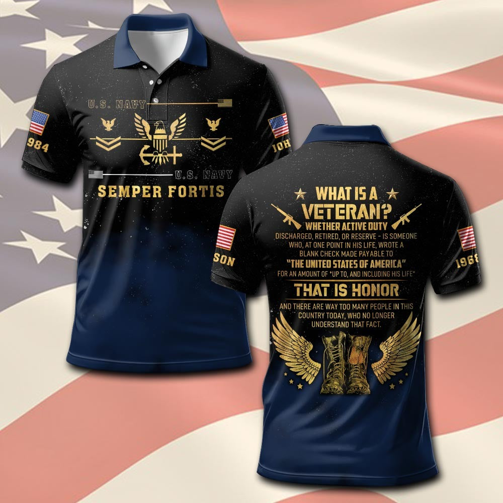 U.S Navy – T-shirt – What is a Veteran?