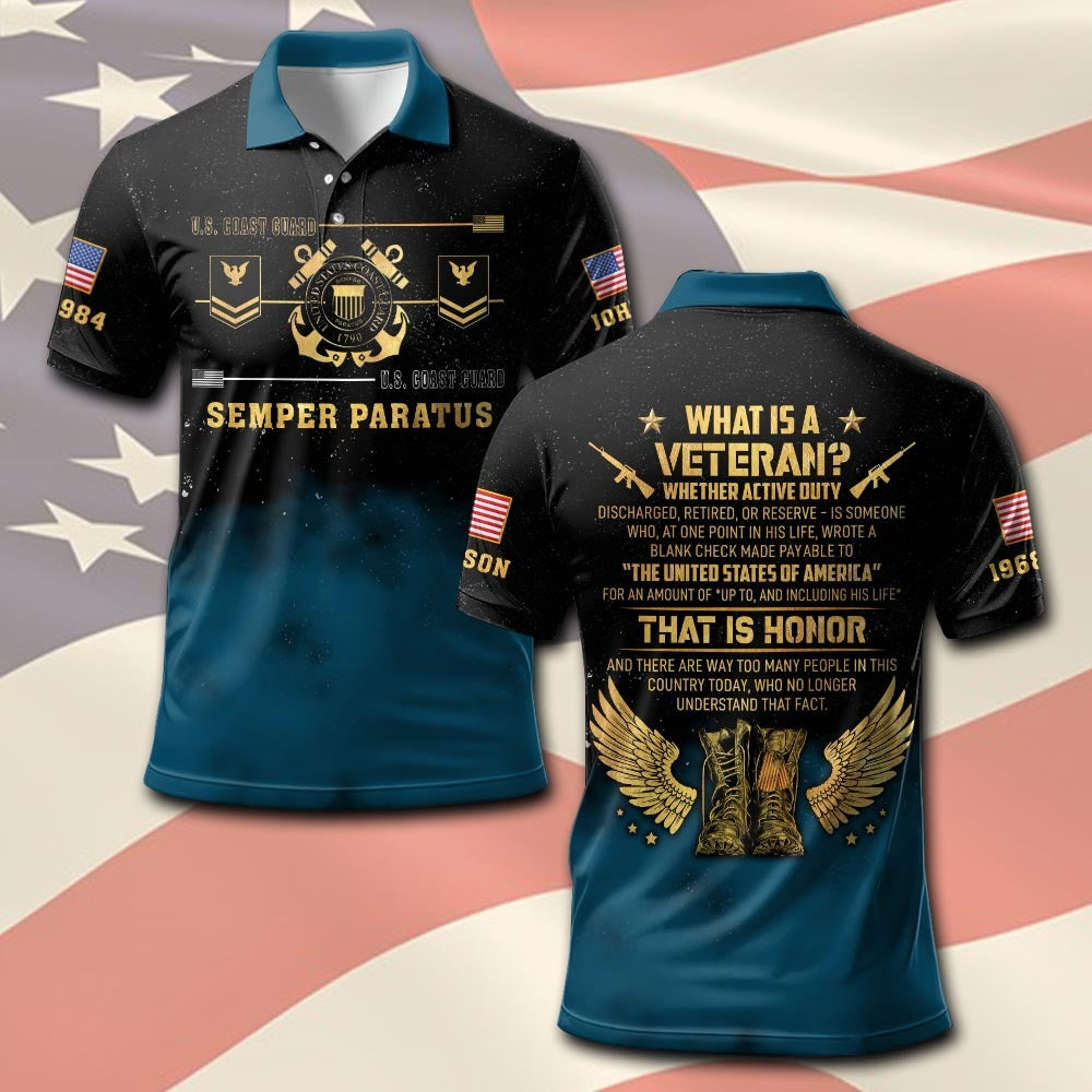 U.S Coast Guard – T-shirt – What is a Veteran?