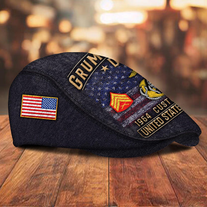 Custom U.S. Marine Corps Jeff Cap – Grumpy Old Vet