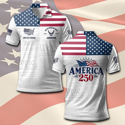 U.S Air Force – T-shirt – America 250 Heritage Flag