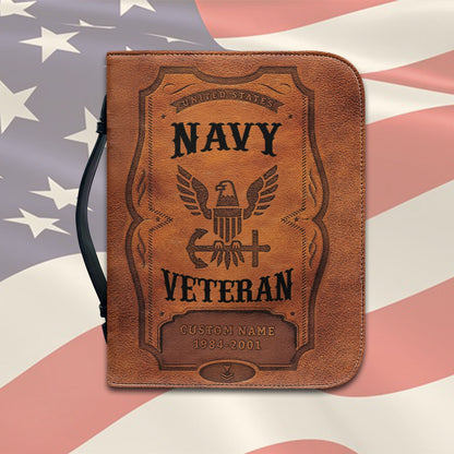 US Navy – Bible Cover – Veteran Heritage Folio