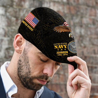 Custom U.S. Navy Veteran Jeff Cap – American Eagle Valor