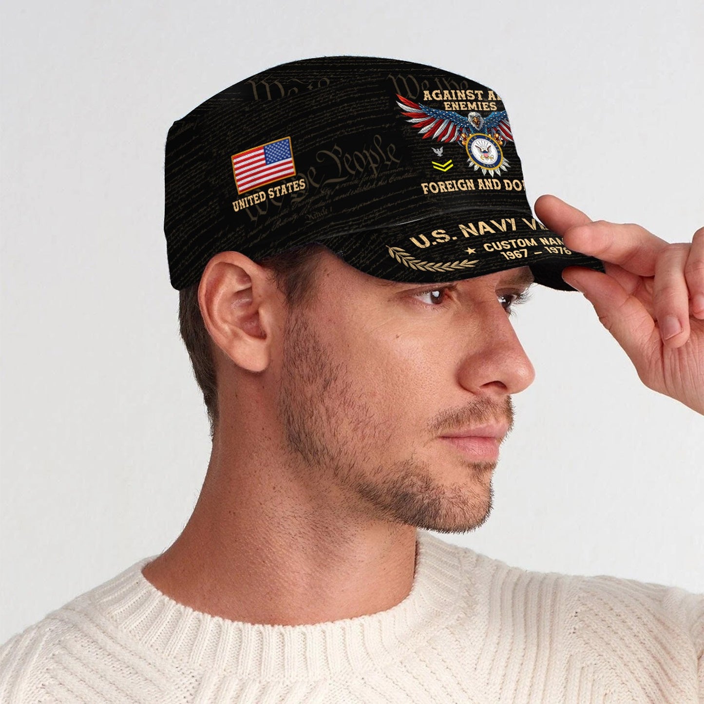 US Navy – Military Cap - Honoring All Who Served