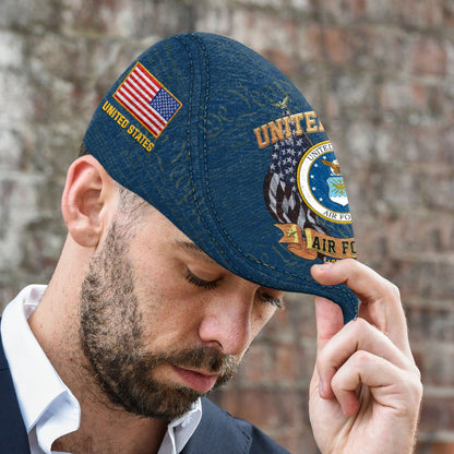 Custom U.S. Air Force Jeff Cap – Duty, Honor, Country