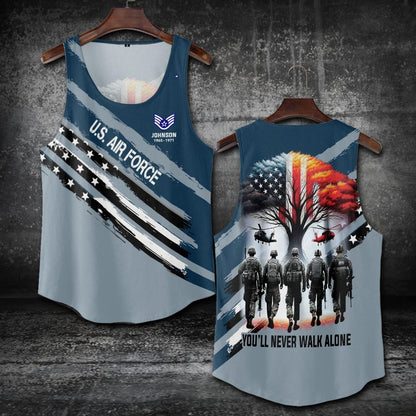 U.S Air Force – T-shirt – YOU'LL NEVER WALK ALONE