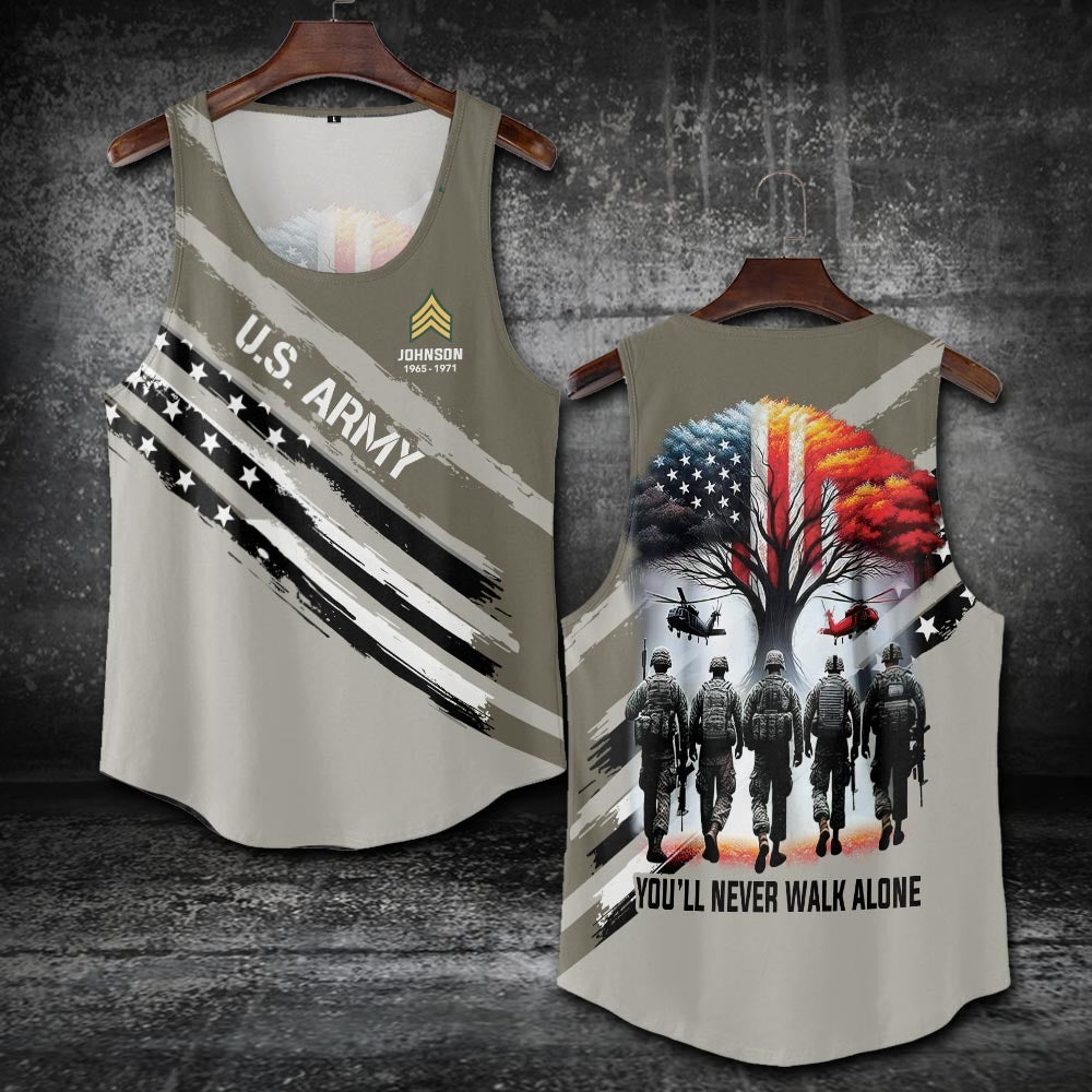 U.S Army – T-shirt – YOU'LL NEVER WALK ALONE