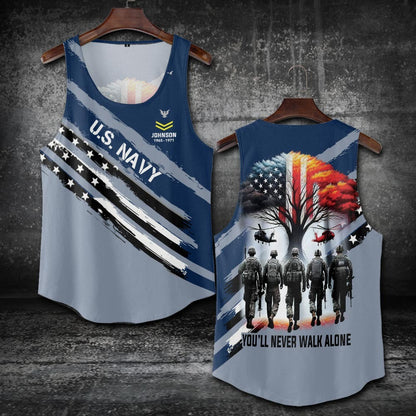 U.S Navy – T-shirt – YOU'LL NEVER WALK ALONE