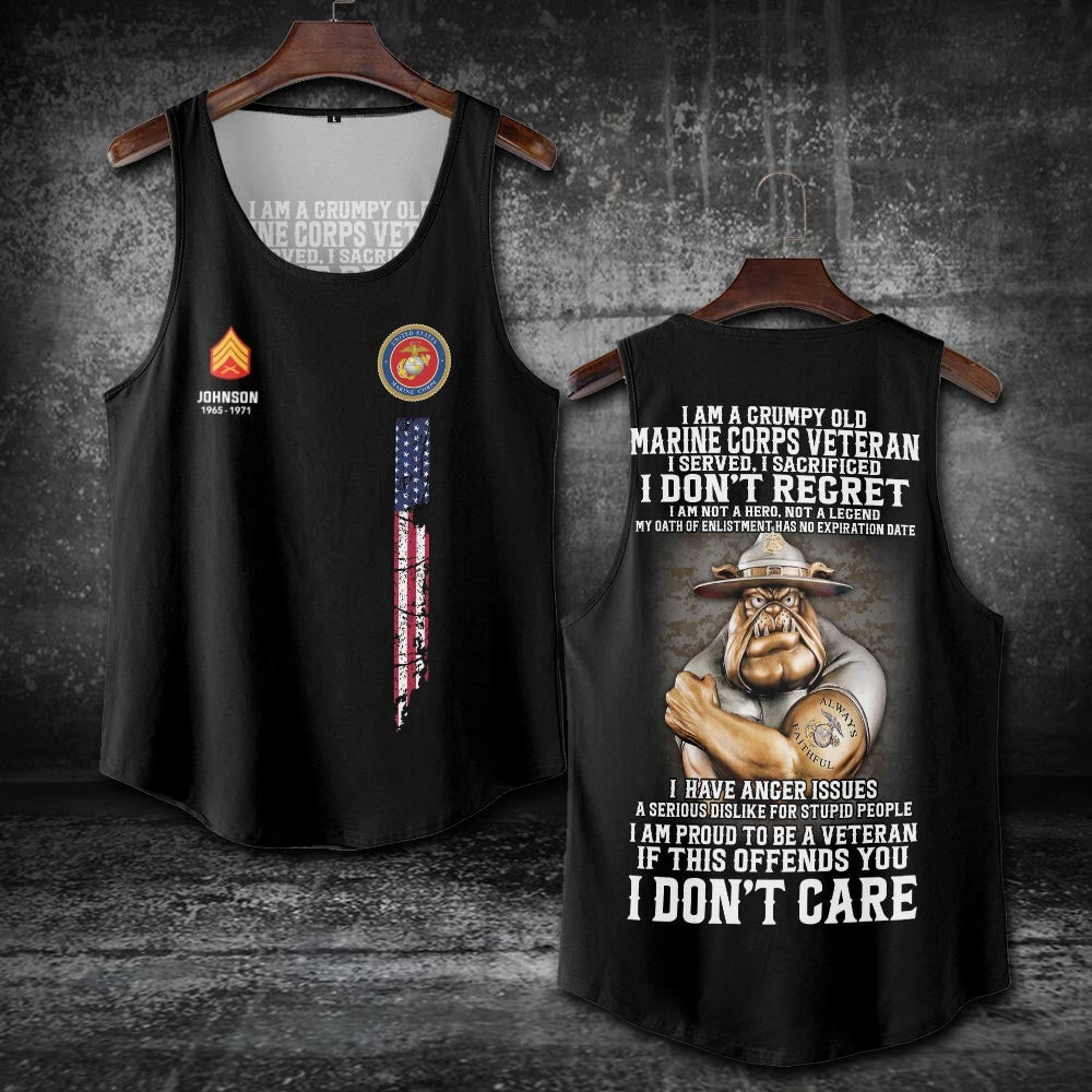 U.S Marine Corps – T-shirt – PROUD TO BE A VETERAN