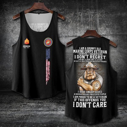 U.S Marine Corps – T-shirt – PROUD TO BE A VETERAN
