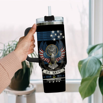 US Navy – Tumbler 40oz - Liberty Stars & Stripes Eagle Mug