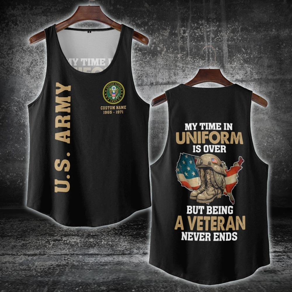 U.S Army – T-shirt –  Veteran Never Ends