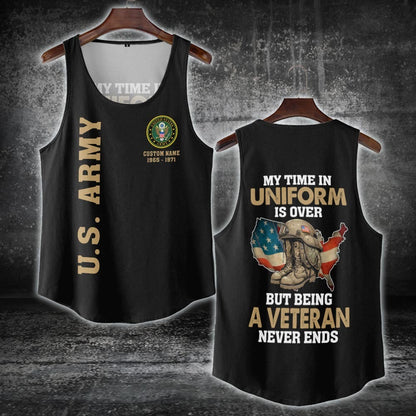 U.S Army – T-shirt –  Veteran Never Ends