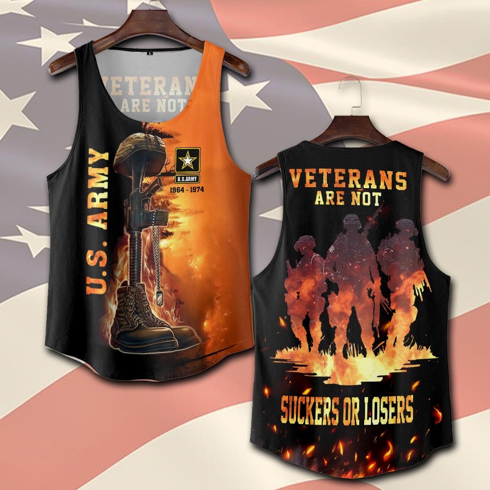 U.S Army – T-shirt – VETERANS ARE NOT SUCKERS OR LOSERS