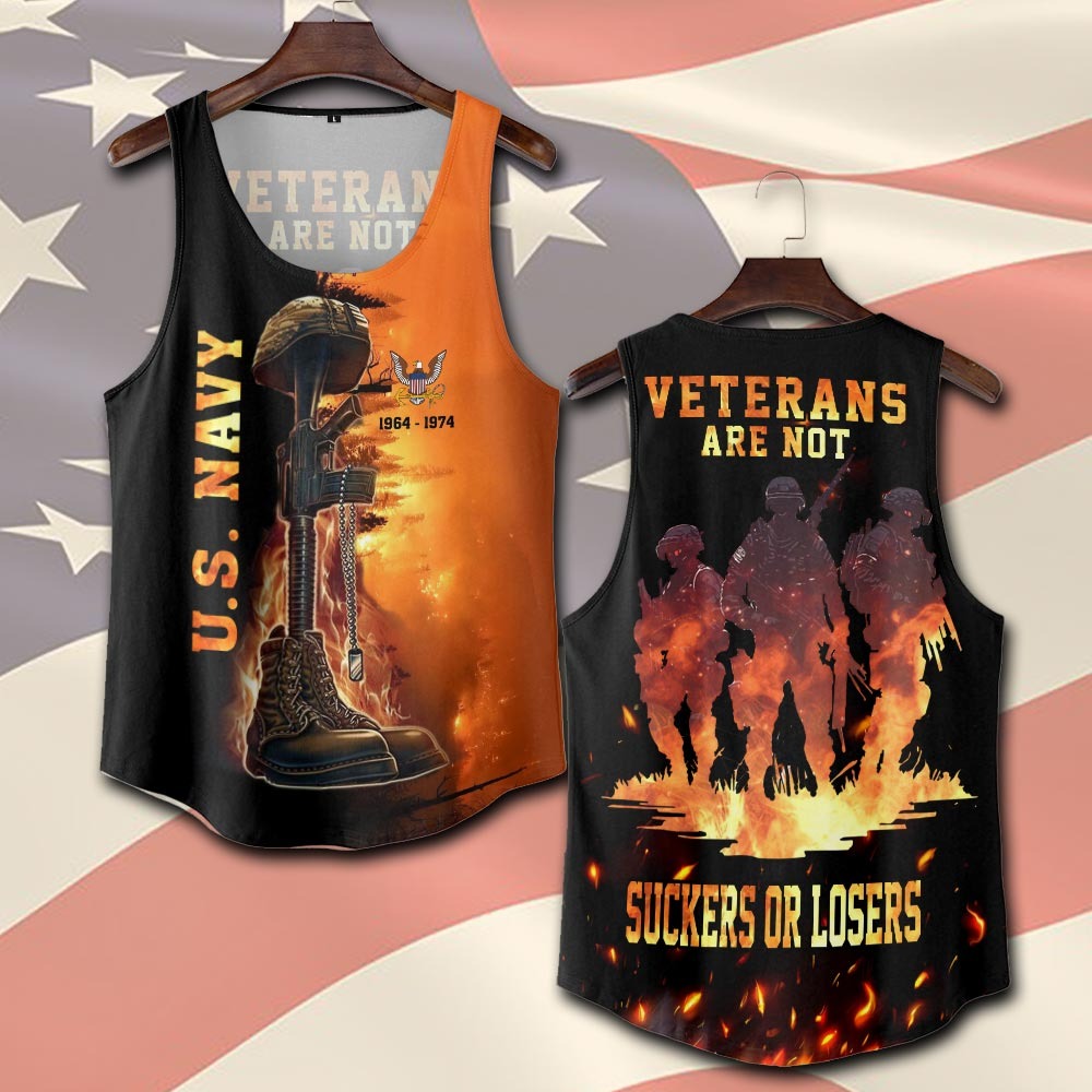 U.S Navy – T-shirt – VETERANS ARE NOT SUCKERS OR LOSERS