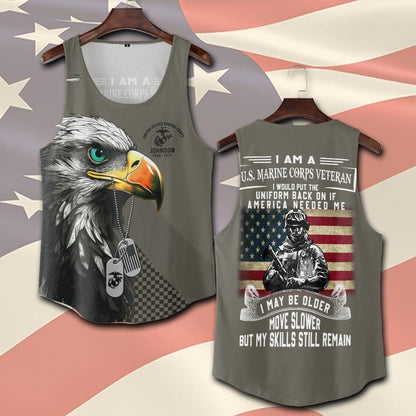 U.S Marine Corps – T-shirt – I WOULD PUT THE UNIFORM BACK ON IF AMERICA NEEDED ME