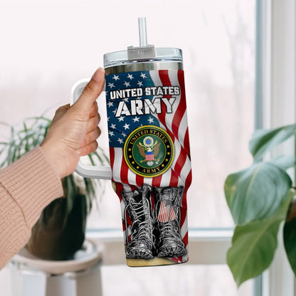 US Army – Tumbler 40oz - Patriotic Combat Boots