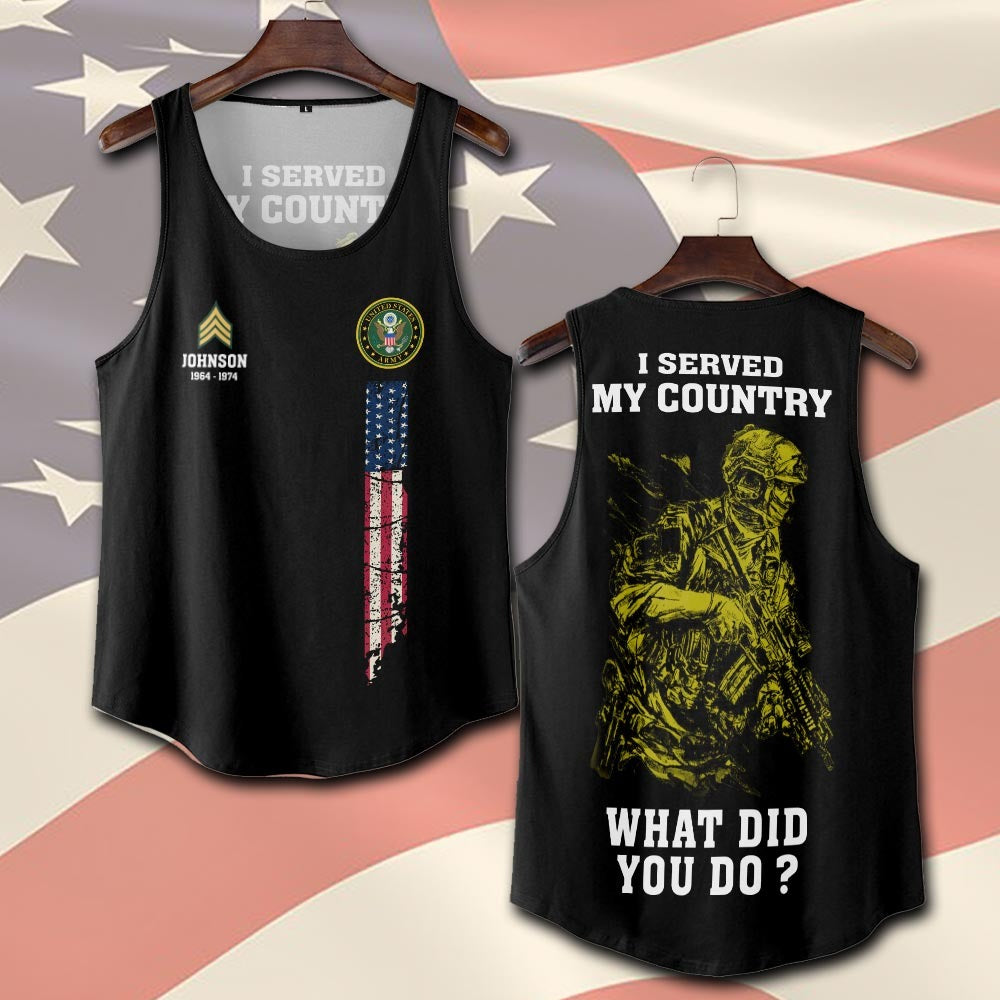 U.S Army – T-shirt –  WHAT DID YOU DO ?