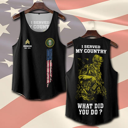 U.S Army – T-shirt –  WHAT DID YOU DO ?