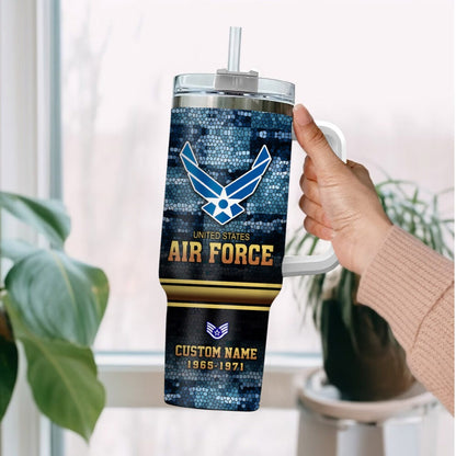 US Air Force – Tumbler 40oz - Mosaic Eagle Emblem