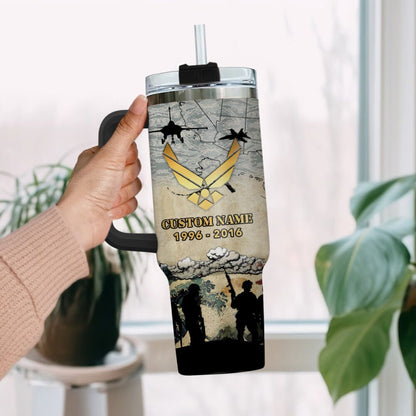 US Air Force – Tumbler 40oz - Golden Crest Tribute
