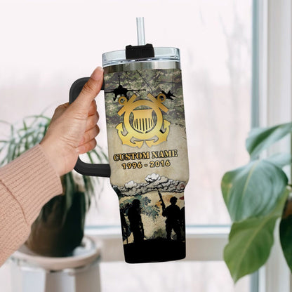 US Coast Guard – Tumbler 40oz - Golden Crest Tribute