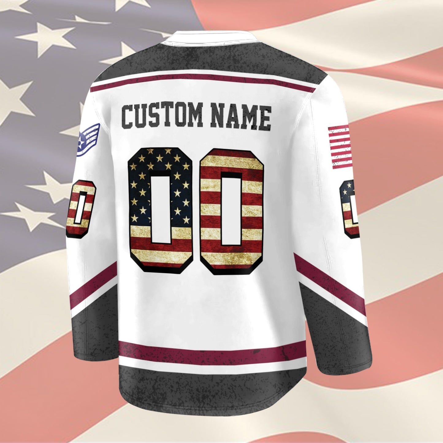 US Air Force – Hockey Jersey – Stars Number Jersey