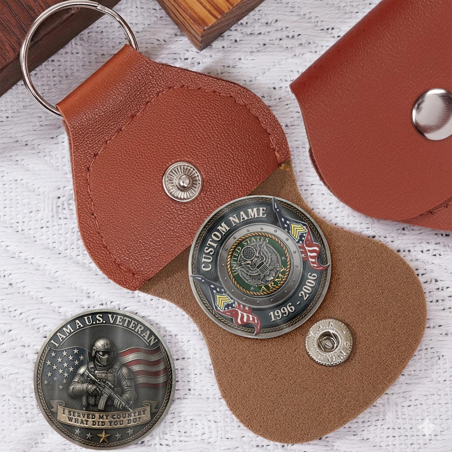 US Army – Military Printed Challenge Coin – Guardian of Freedom Coin