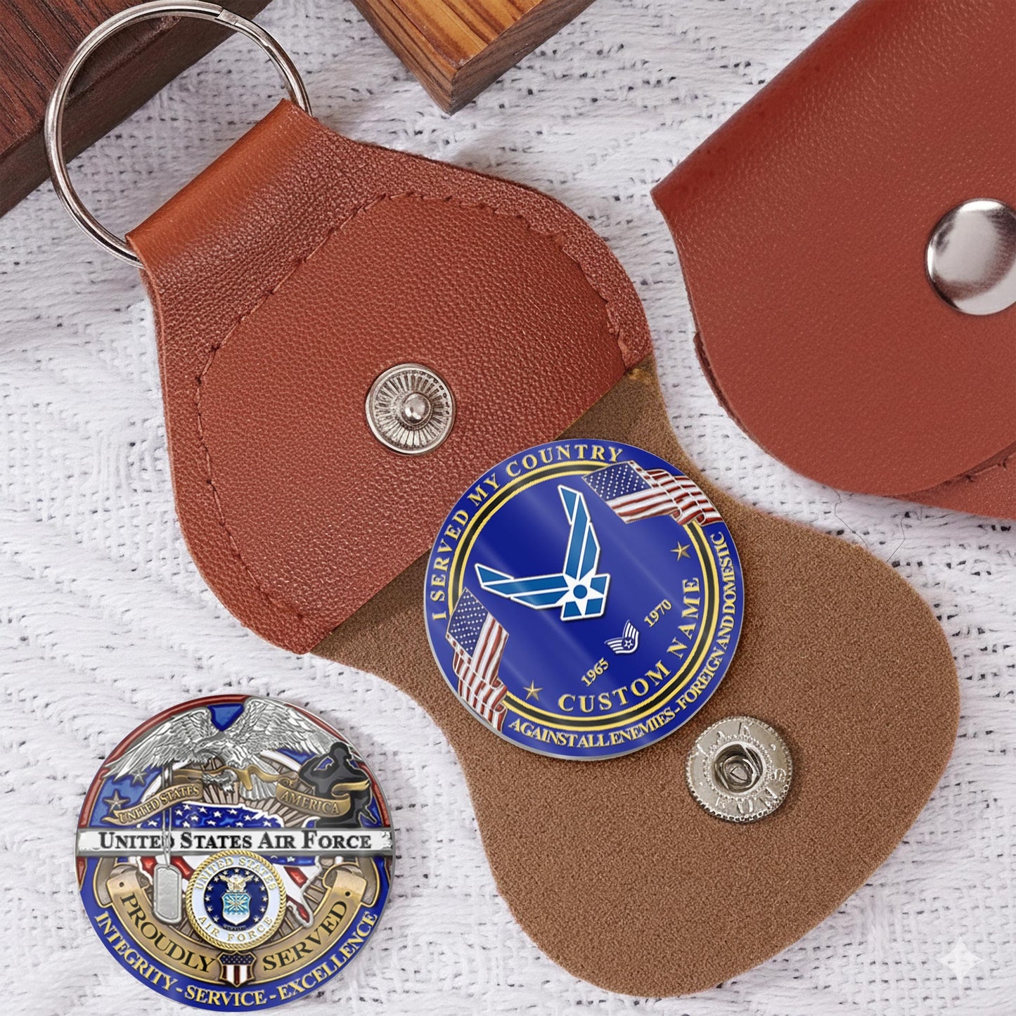 US Air Force – Military Printed Challenge Coin – Eagle of Honor Series