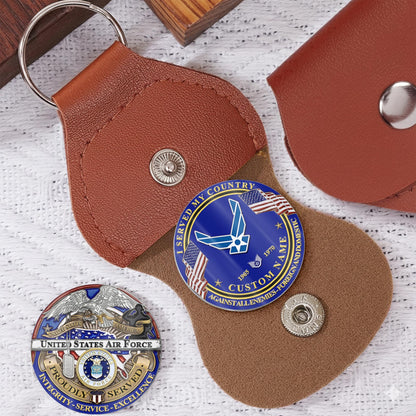 US Air Force – Military Printed Challenge Coin – Eagle of Honor Series