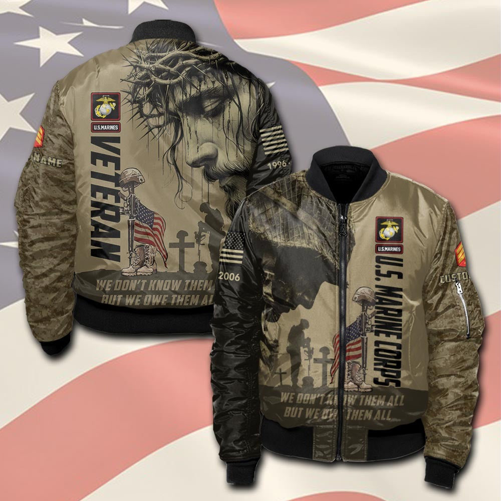 U.S Marine Corps – T-shirt – WE DON'T KNOW THEM ALL BUT WE OWE THEM ALL