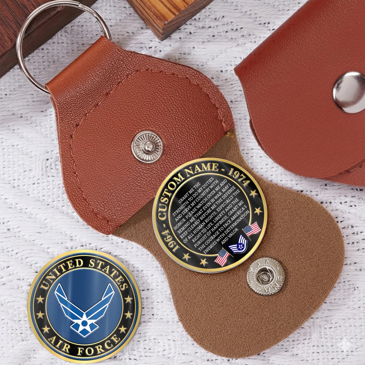 US Air Force – Military Printed Challenge Coin – National Pride Medallion