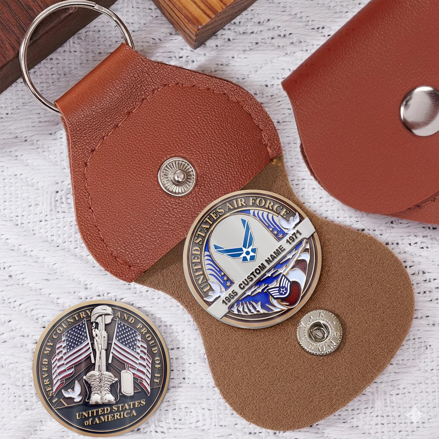 US Air Force – Military Printed Challenge Coin – Silent Guardian Memorial