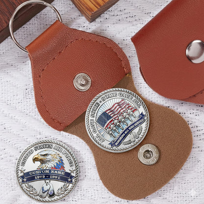 US Air Force – Military Printed Challenge Coin – Silver Eagle Tribute