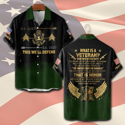 U.S Army – T-shirt – What is a Veteran?