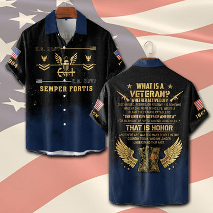 U.S Navy – T-shirt – What is a Veteran?