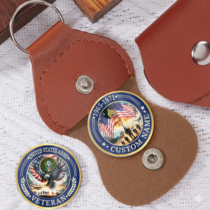US Army – Military Printed Challenge Coin – Rising Eagle Tribute