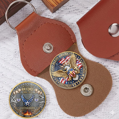 US Air Force – Military Printed Challenge Coin – God Bless Tribute Coin