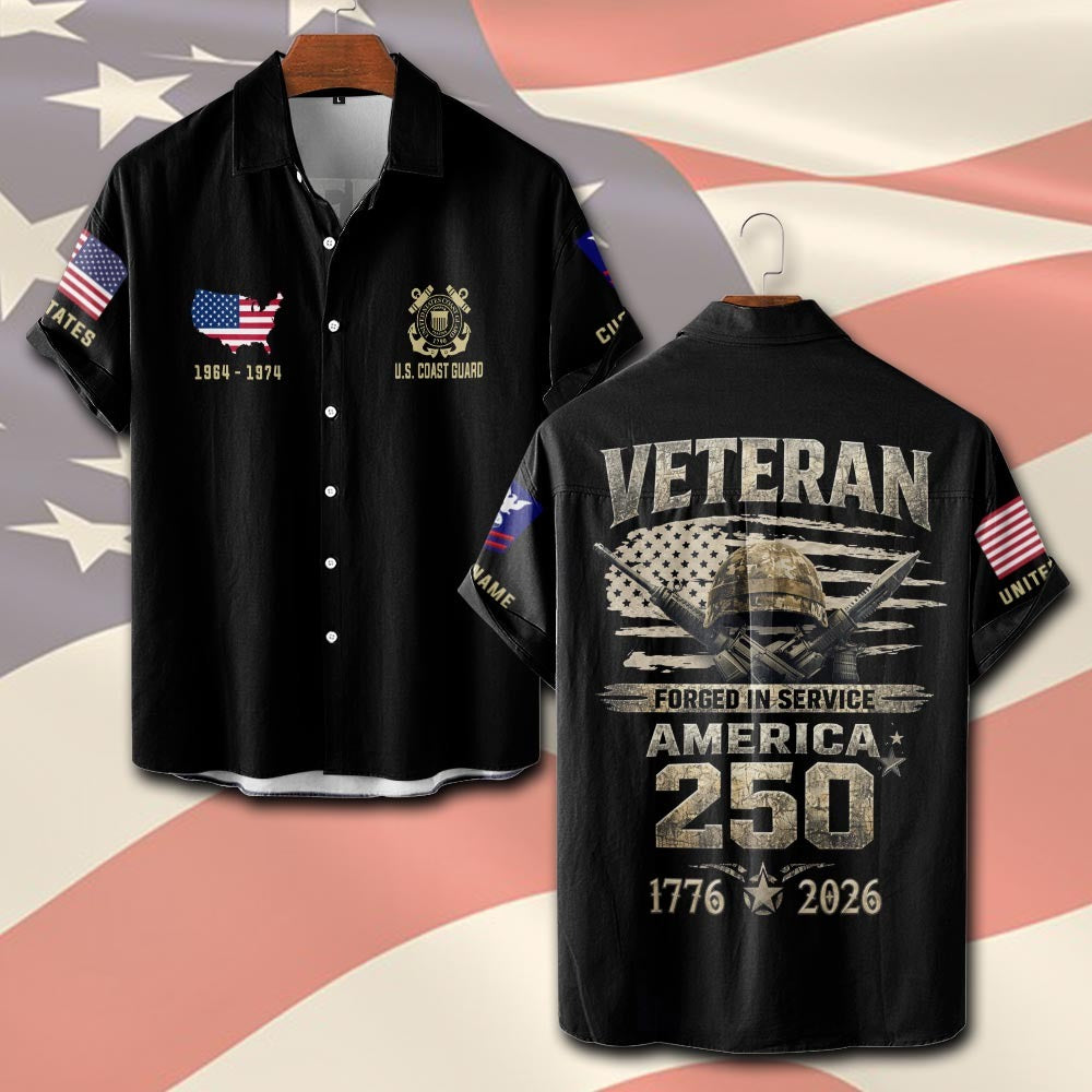 U.S Coast Guard – T-shirt – Grunge Veteran Emblem