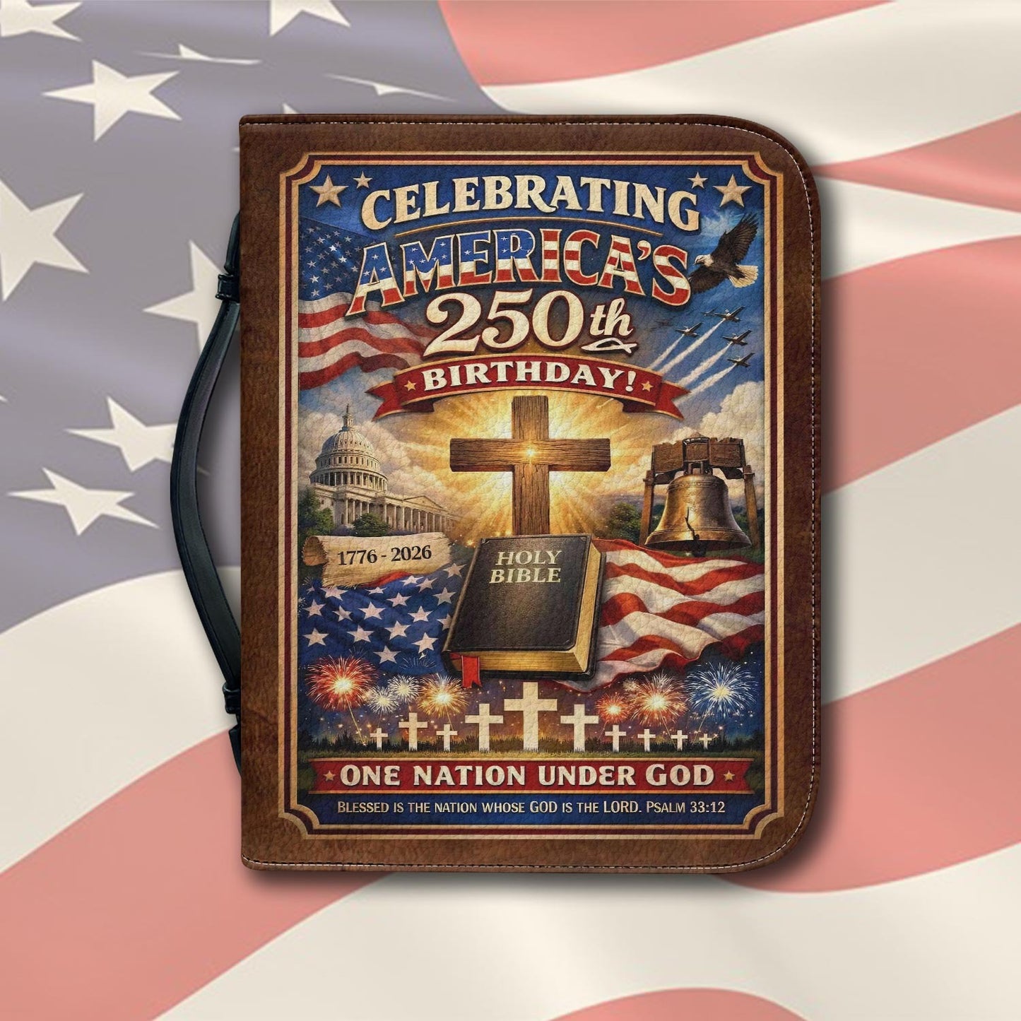 US Army – Bible Cover – Veteran Faith Cross