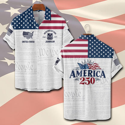 U.S Coast Guard – T-shirt – America 250 Heritage Flag