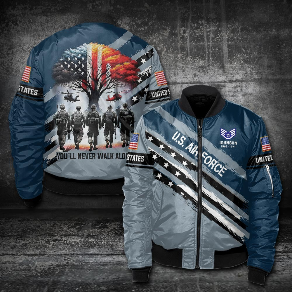 U.S Air Force – T-shirt – YOU'LL NEVER WALK ALONE