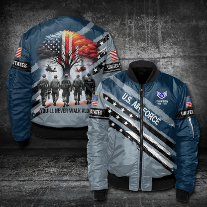 U.S Air Force – T-shirt – YOU'LL NEVER WALK ALONE