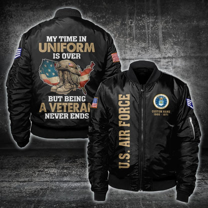 U.S Air Force – T-shirt – Veteran Never Ends