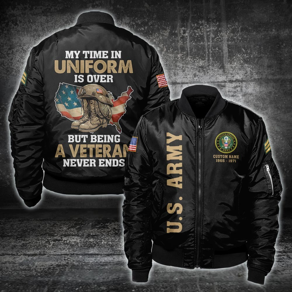 U.S Army – T-shirt –  Veteran Never Ends