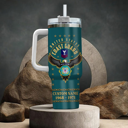 US Coast Guard – Tumbler 40oz - Rustic Eagle Insignia