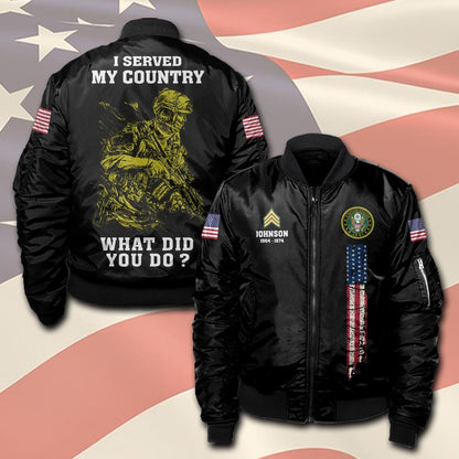 U.S Army – T-shirt –  WHAT DID YOU DO ?
