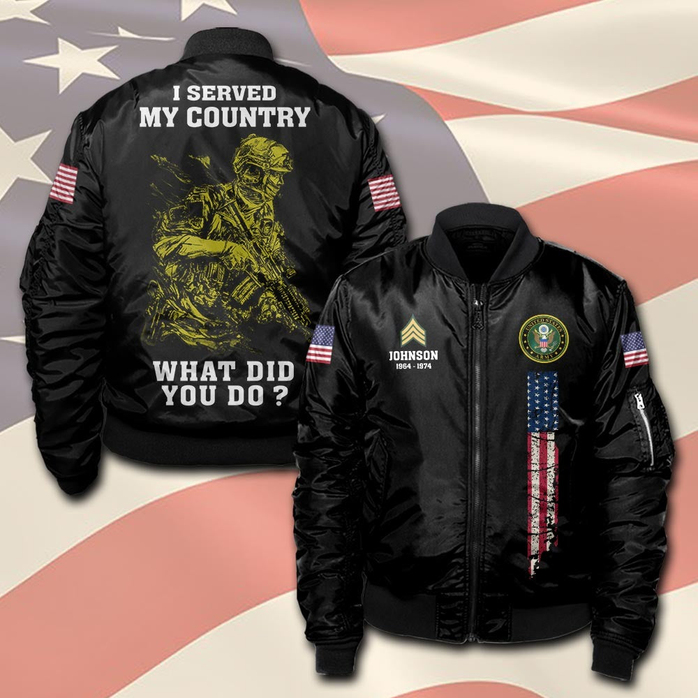 U.S Army – T-shirt –  WHAT DID YOU DO ?