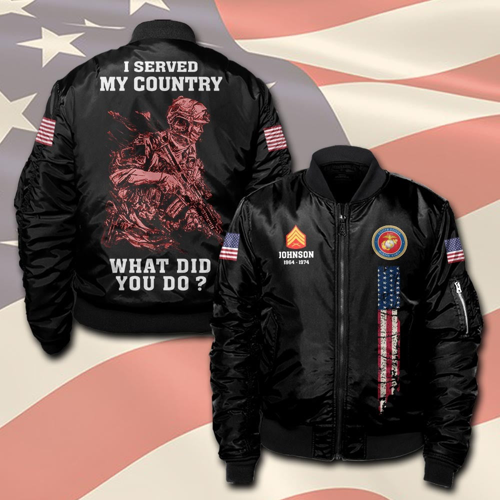 U.S Marine Corps – T-shirt – WHAT DID YOU DO ?