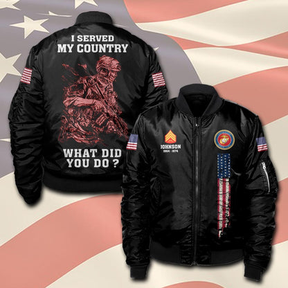 U.S Marine Corps – T-shirt – WHAT DID YOU DO ?